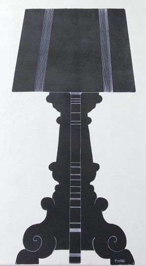 Painting Kartell lamp